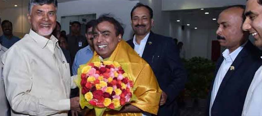 Mukesh Ambani at Amaravati Secretariat